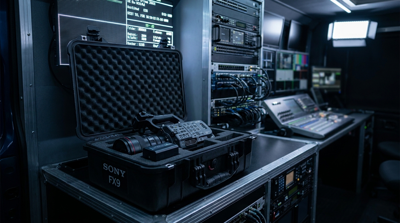 Sony cinema camera in slim case for NHK broadcasting