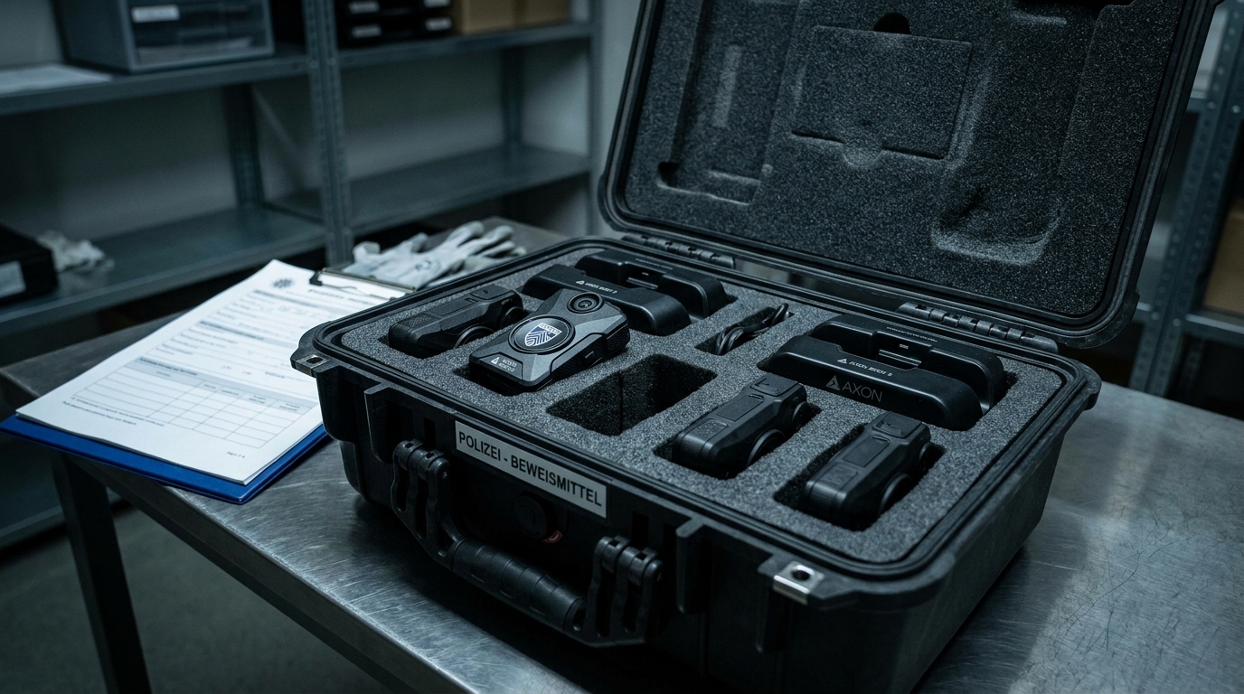 Police body camera system in evidence-grade case for Bavarian police
